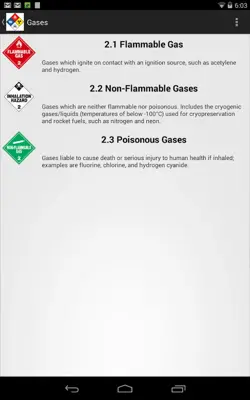 HazMatTutor android App screenshot 5